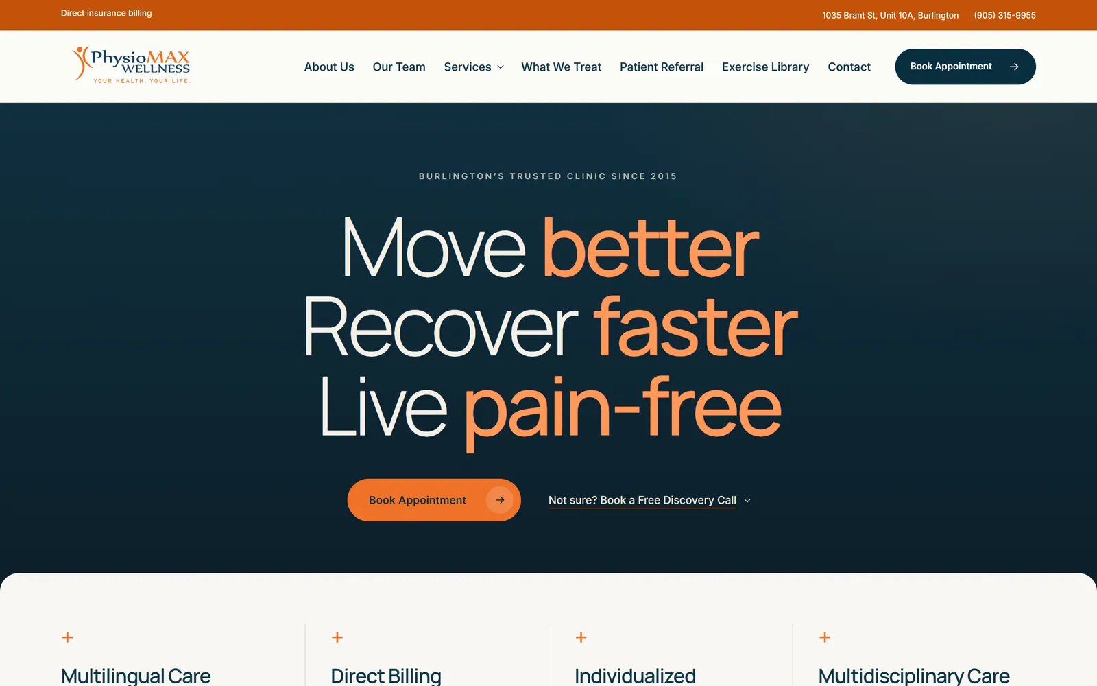 The home page now.