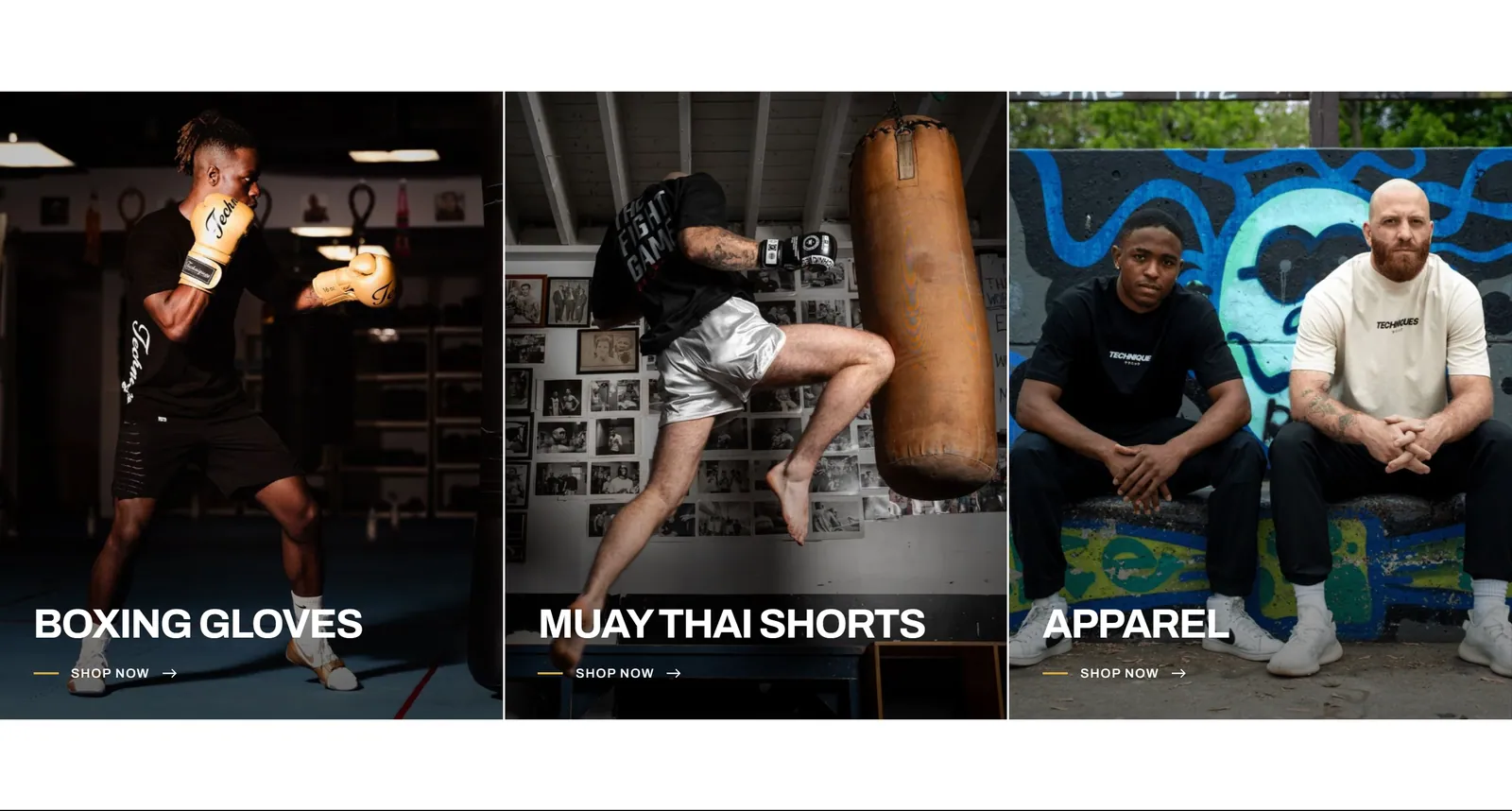 The campaign grid on the home page.