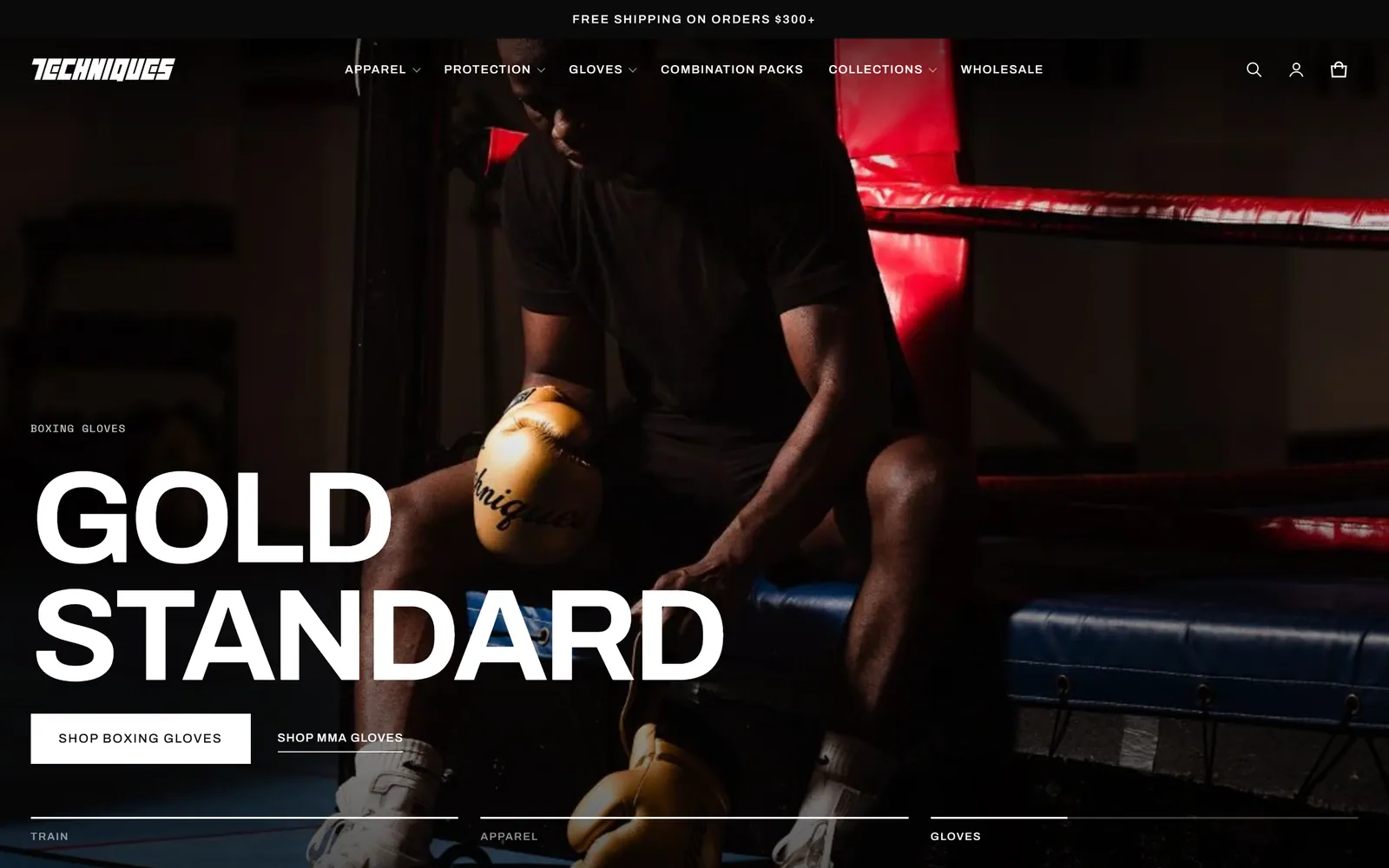 The redesigned home page.